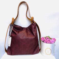 Geanta-Rucsac Bordo 0664