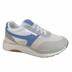 Pantofi Sport Bianco Blu 1076