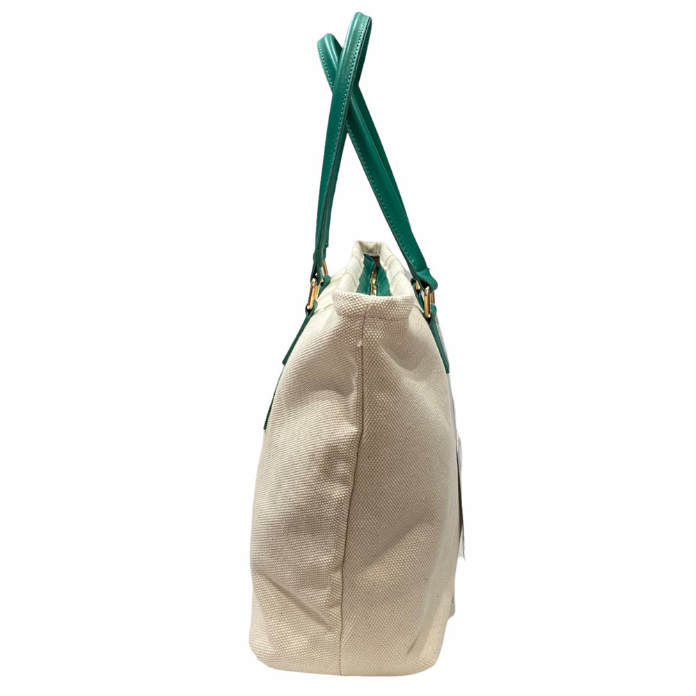 Geanta Beige-Verde - imagine 3