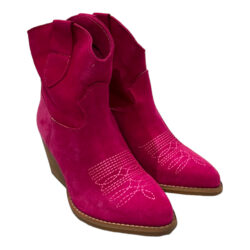 Ciocate scurte piele naturala intoarsa fuxia 711