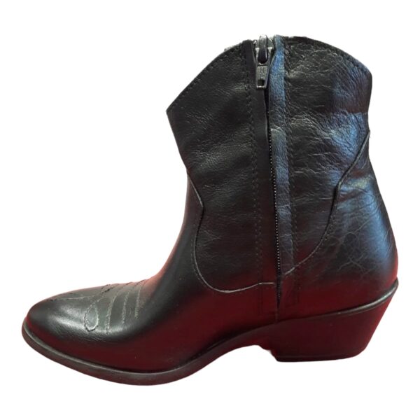 Ciocate scurte piele naturala Nero 0114 - imagine 5