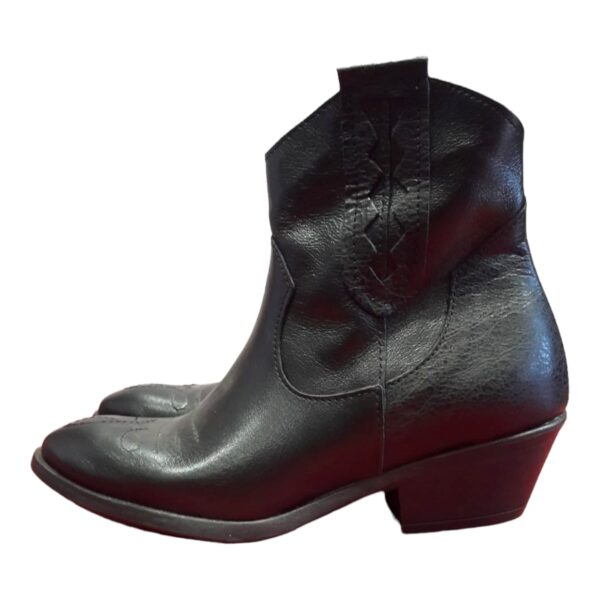 Ciocate scurte piele naturala Nero 0114