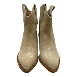 Ciocate scurte piele naturala intoarsa bej 711