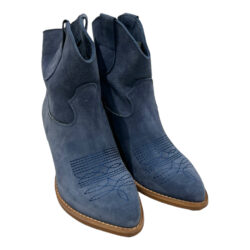 Ciocate scurte piele naturala intoarsa jeans 711