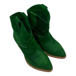 Ciocate scurte piele naturala intoarsa verzi 711